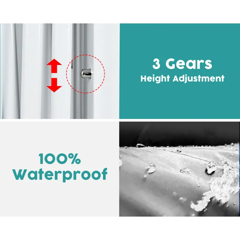 10\'X10\' Folding Canopy With 4 Removable Sidewalls Outdoor Event Shelter UPF 50+ Gazebo Portable Te