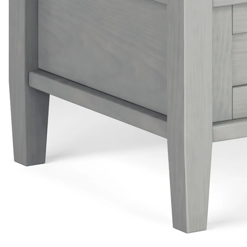 Warm Shaker - End Table - Fog Grey