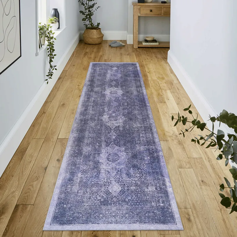 2\'6\'\' X 10\' Area Rug, Washable Rug, Low-Pile, Non-Slip, Non-Shedding, Foldable, Kid & Pet Friend