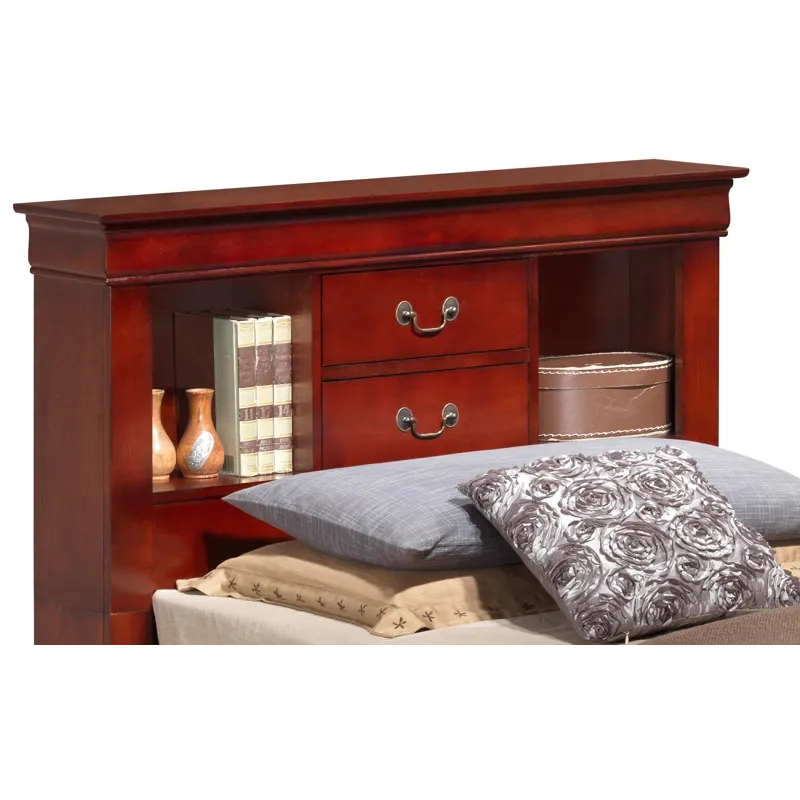 Louis Phillipe - G3100B-TSB Twin Storage Bed - Cherry