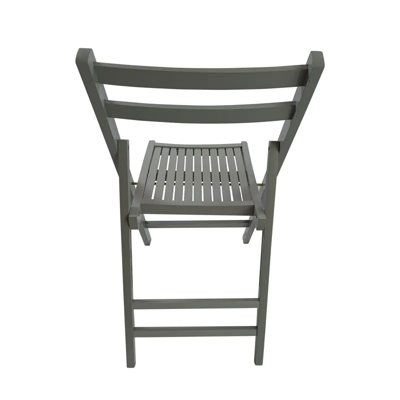 Folding Special Event Chairs, Foldable Style (Set of 4) - Gray