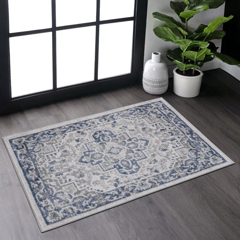 Marfi - 2\' x 3\' Oriental Non-Shedding Living Room Bedroom Dining Home Office Stylish And Stain Res