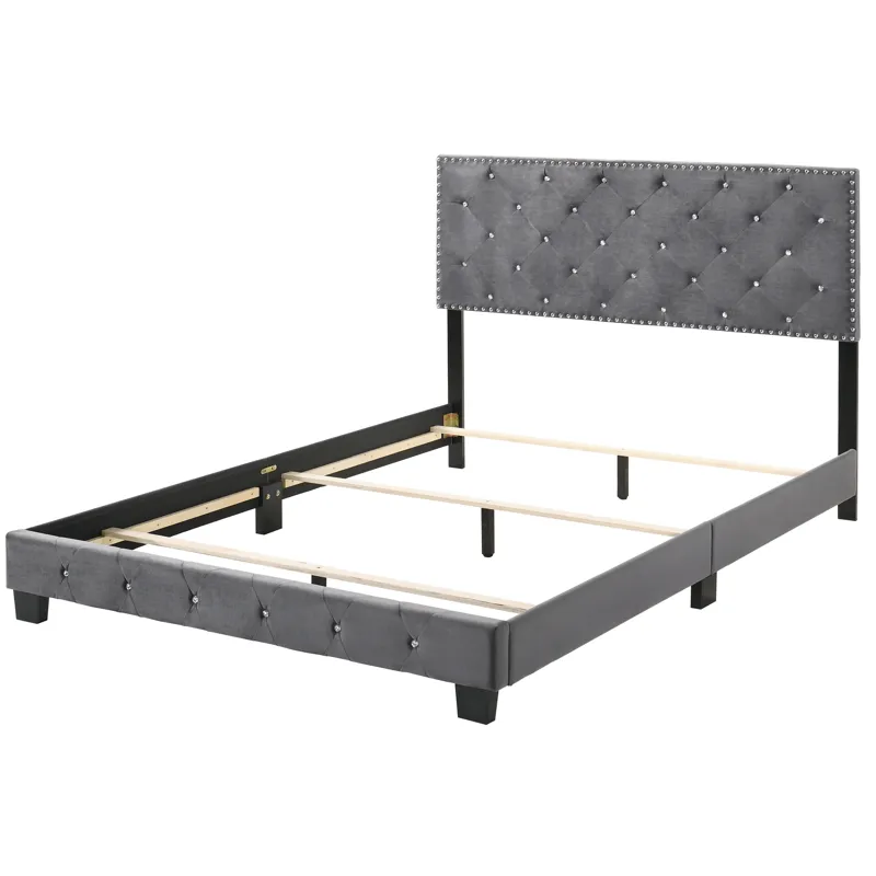 Suffolk - G1401-KB-UP King Bed - Gray