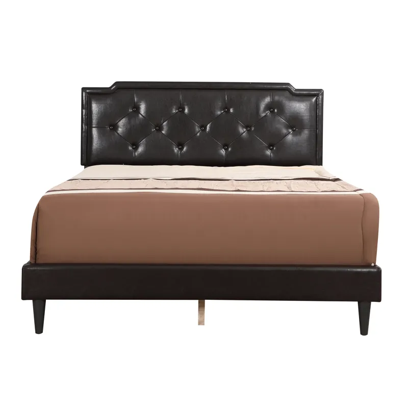 Deb - G1116-QB-UP Queen Bed (All in One Box) - Cappuccino
