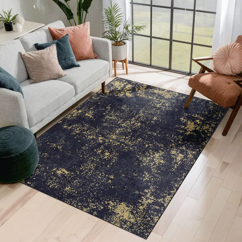 6\' x 9\' Area Rugs, Washable Rug, Low-Pile, Non-Slip, Non-Shedding, Foldable, Kid & Pet Friendly Ar