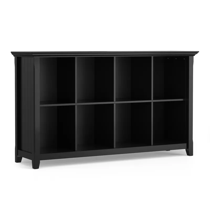 Acadian - 8 Cube Storage Sofa Table - Black