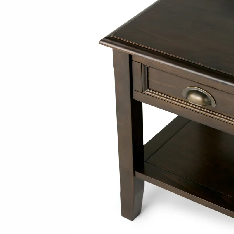 Burlington - End Table - Mahogany Brown
