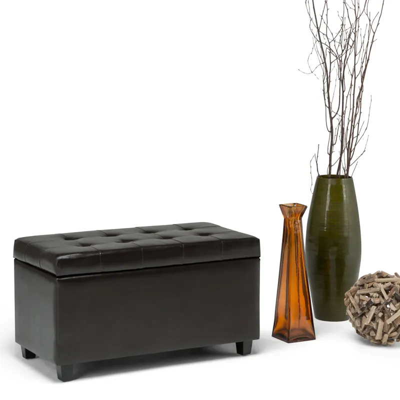 Cosmopolitan - Storage Ottoman - Tanners Brown