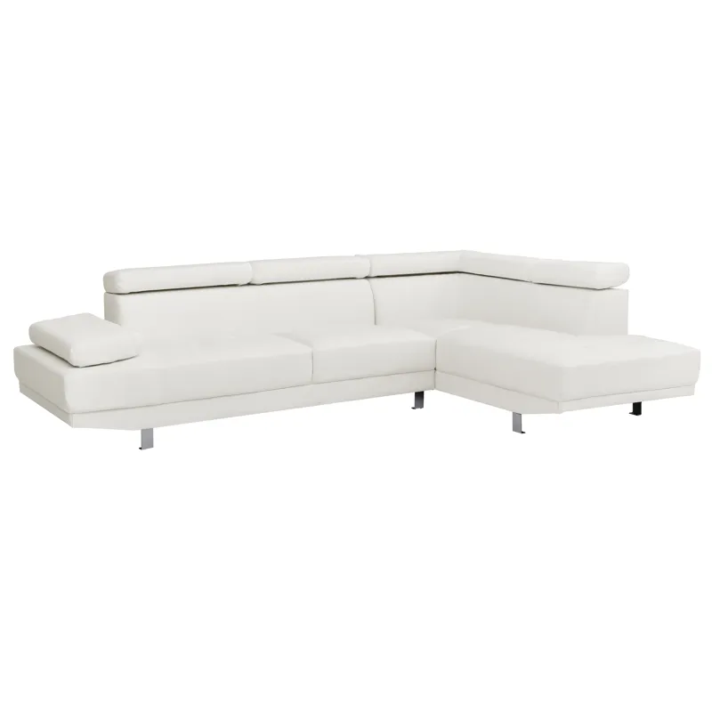 Riveredge - G449-SC Sectional (2 Boxes) - White