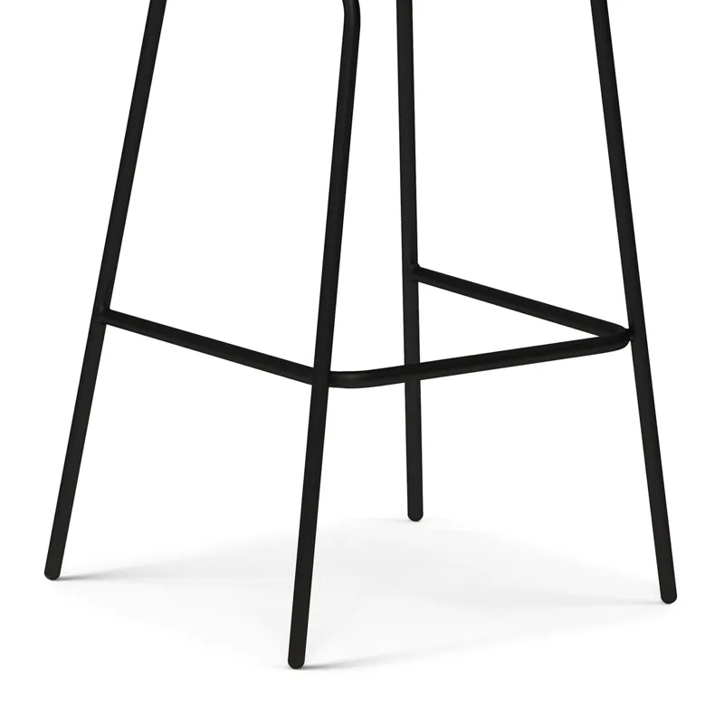 Jolie - Bar Stool (Set of 2) - Distressed Charcoal Grey