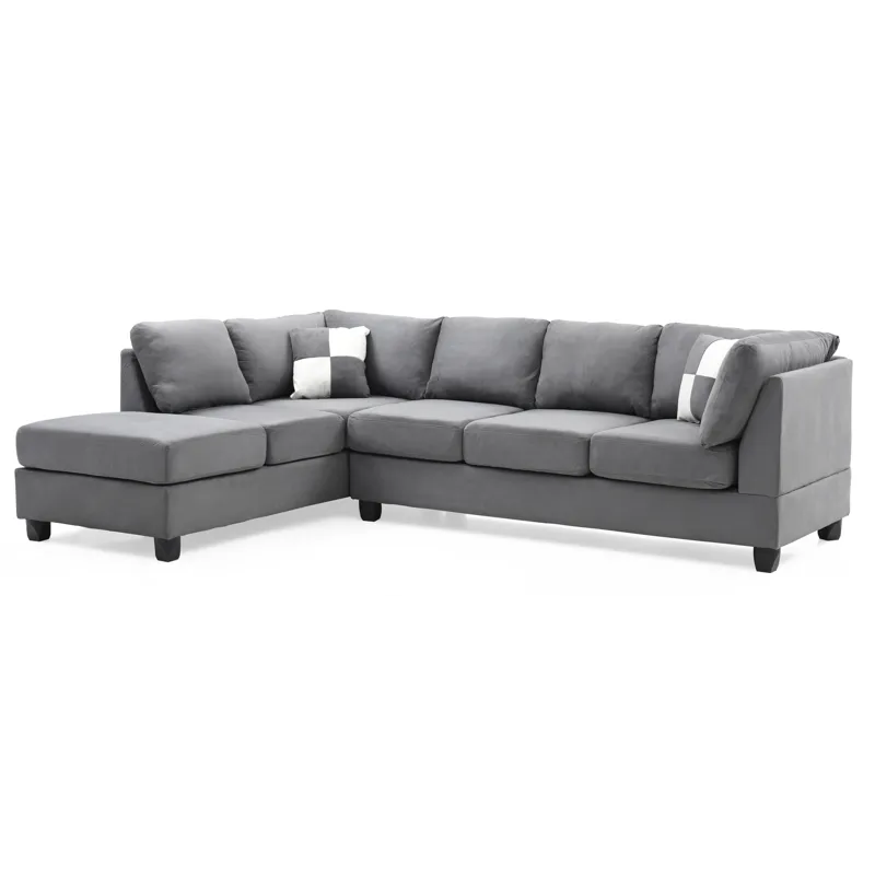 Malone - G633B-SC Sectional (3 Boxes) - Gray
