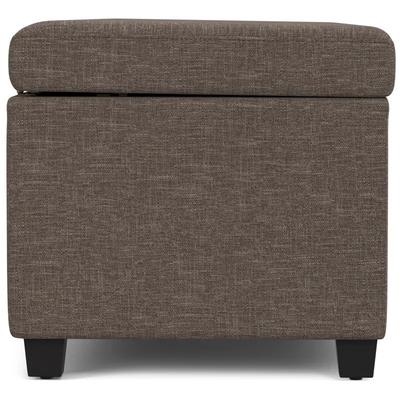 Avalon - Extra Large Storage Ottoman Bench - Fawn Brown