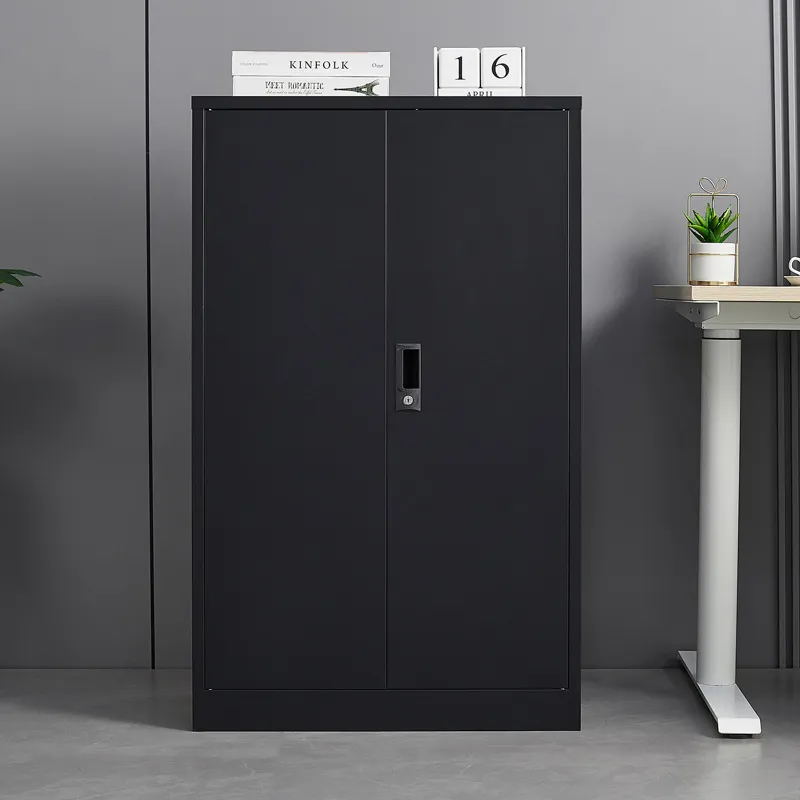 Metal Storage Cabinet With Locking Doors And Adjustable Shelf, Folding Filing Storage Cabinet, Foldi
