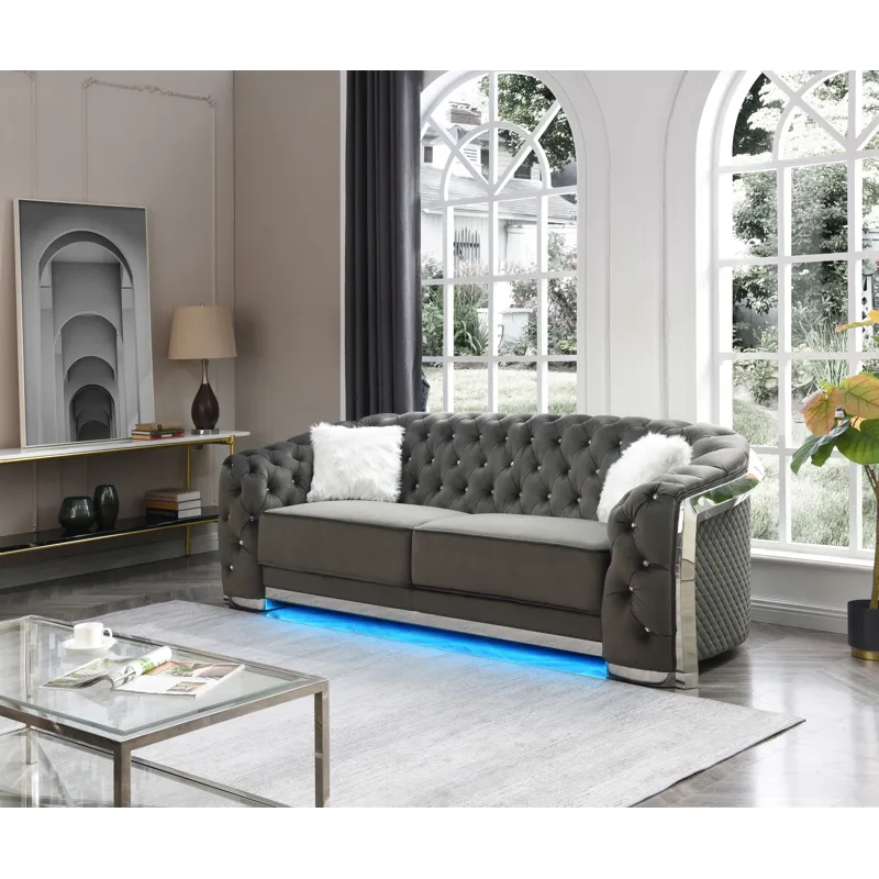 Sapphire - G0590A-S Sofa - Gray