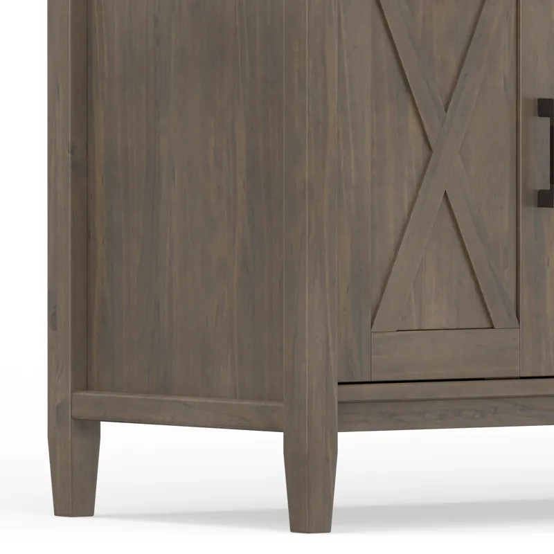 Ela - 72\" TV Media Stand - Smoky Brown