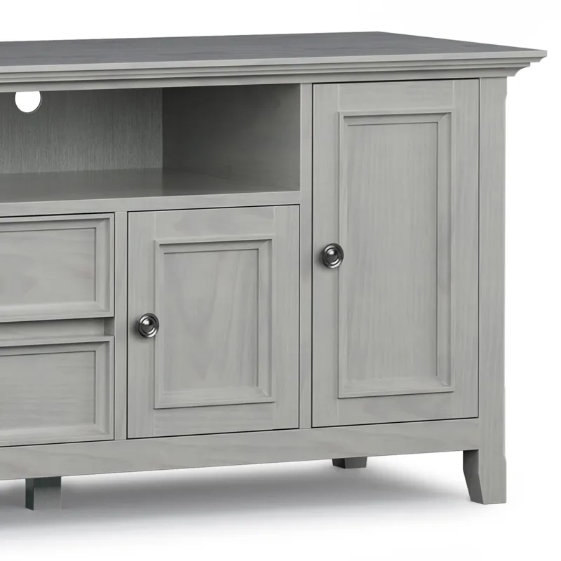 Amherst - 72\" Wide TV Media Stand - Fog Grey