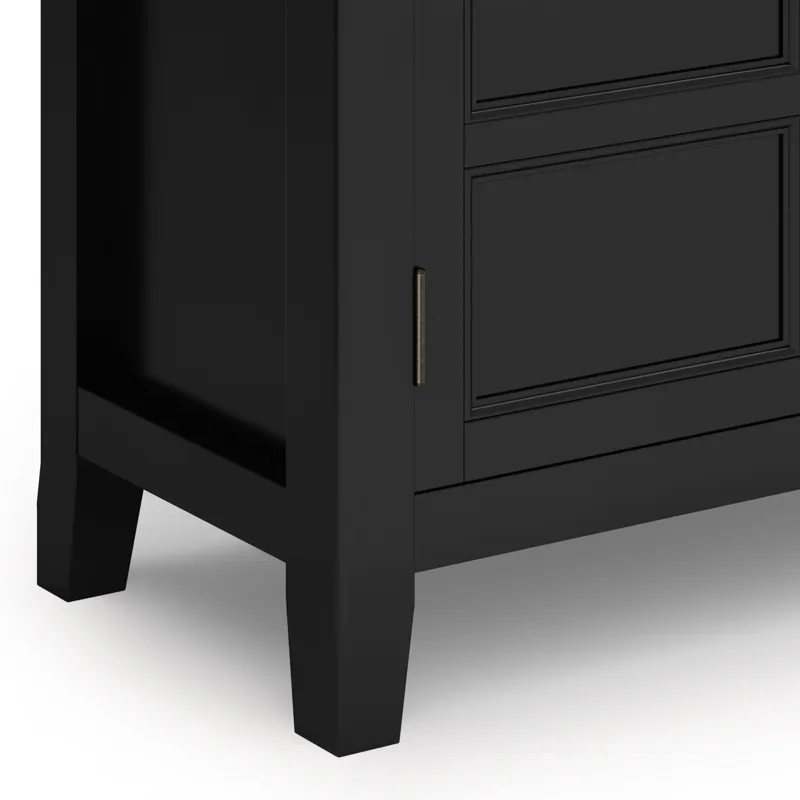 Burlington - Low Storage Cabinet - Black