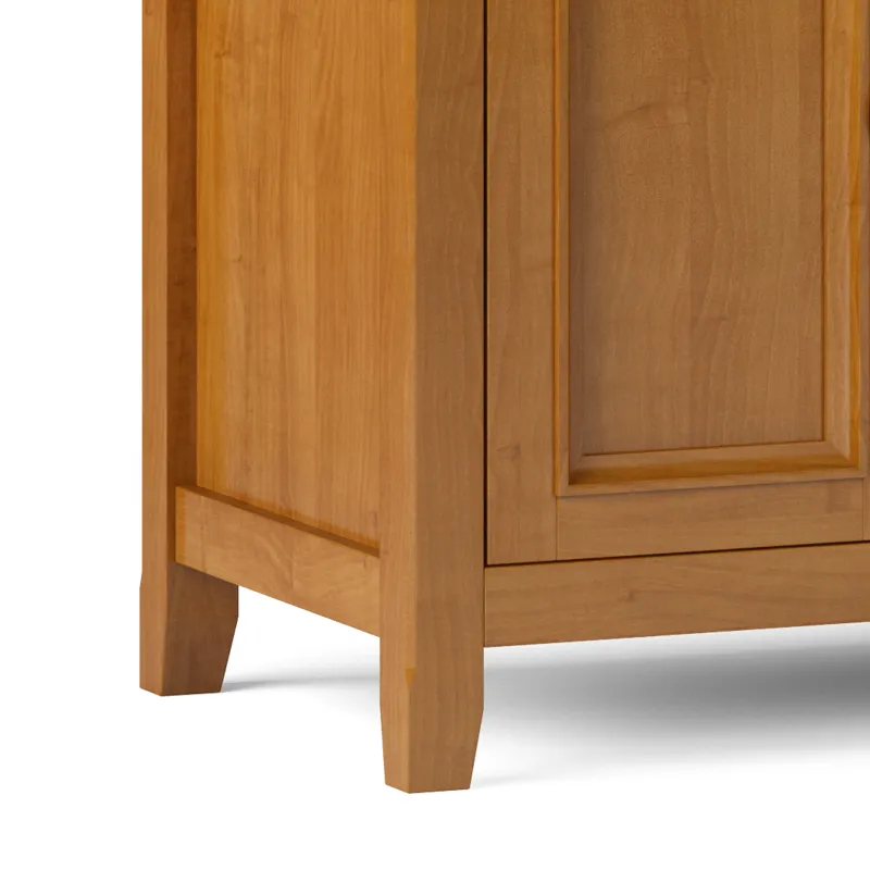 Amherst - 72" Wide TV Media Stand - Light Golden Brown
