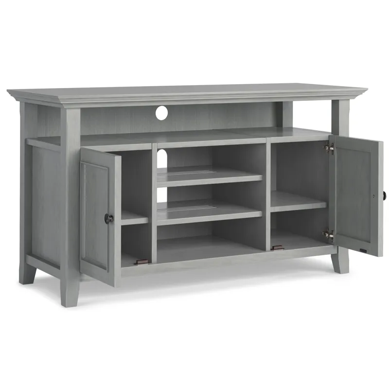 Amherst - TV Media Stand - Fog Grey