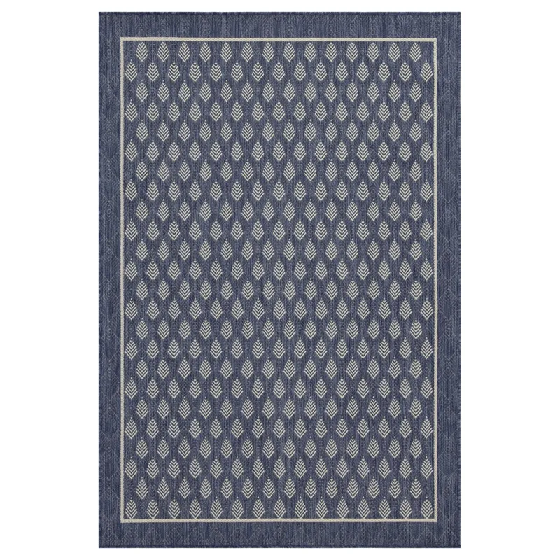 Sunshine - 2\'7\" X 7\'3\" Polypropylene Indoor / Outdoor Area Rug - Blue