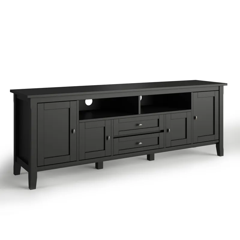Warm Shaker - 72" TV Media Stand - Black