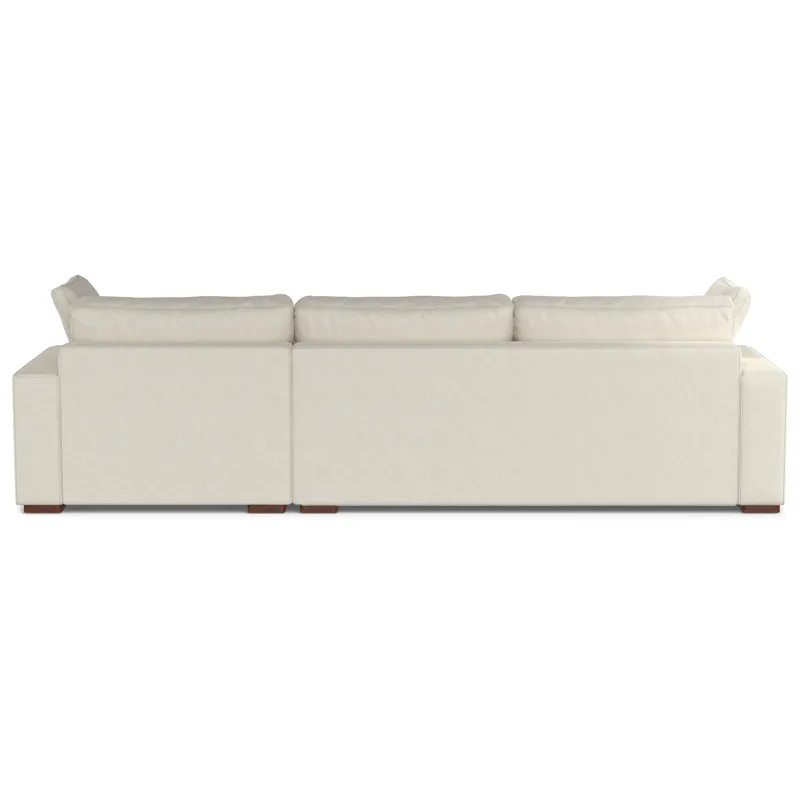 Charlie - Deep Seater Right Sectional Sofa - Cream