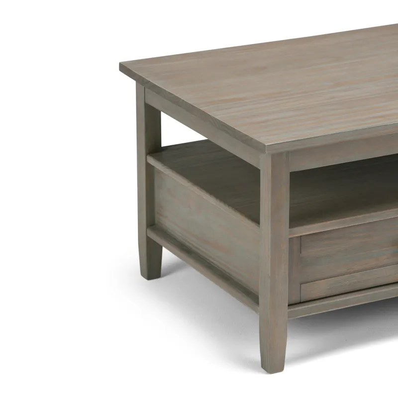 Warm Shaker - Coffee Table - Distressed Grey