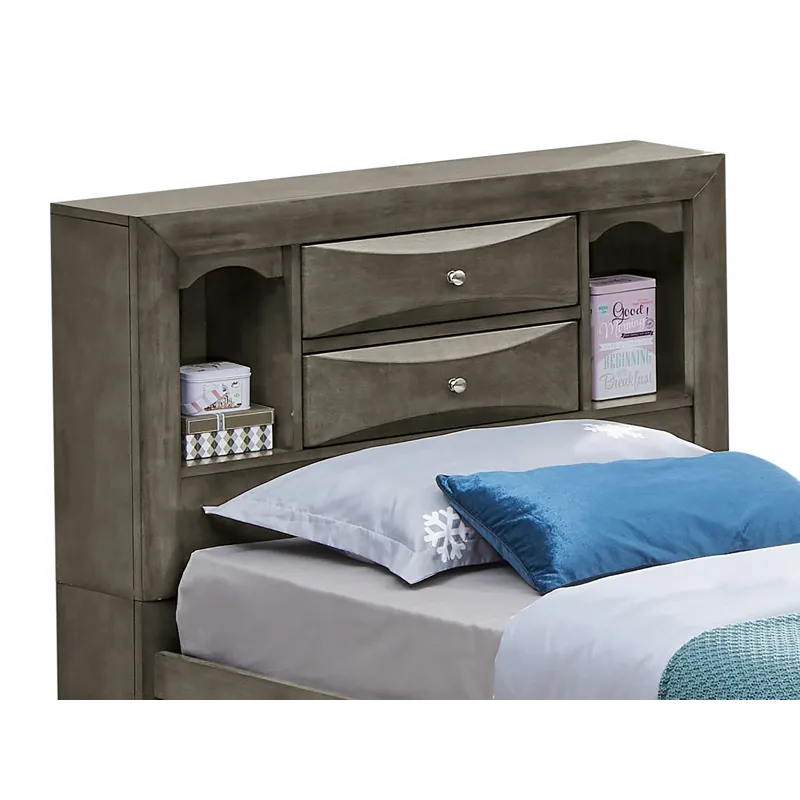 Marilla - G1505G-TSB3 Twin Storage Bed - Gray