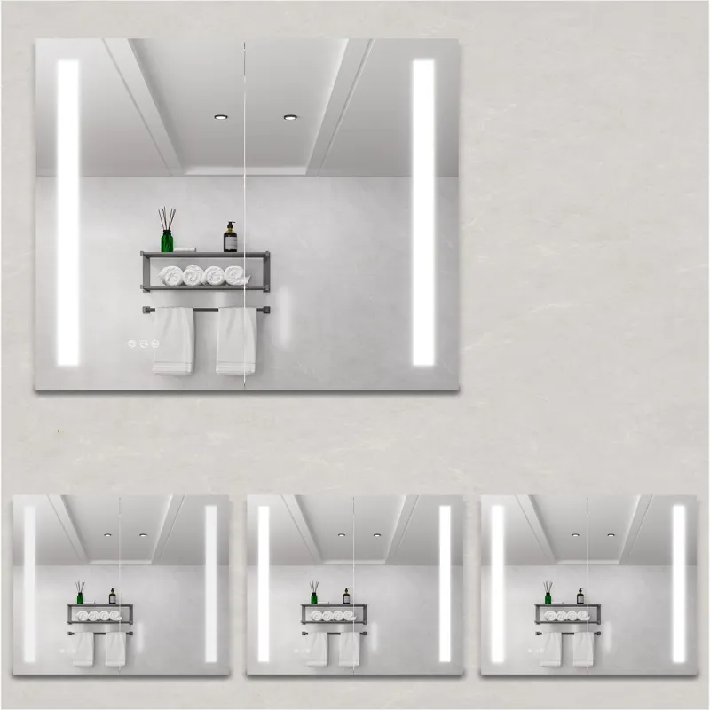 36 x 30\" Medicine Cabinet With LED Vanity Mirror, Anti-Fog, Dimmable, Recessed Or Surface Mount, Al