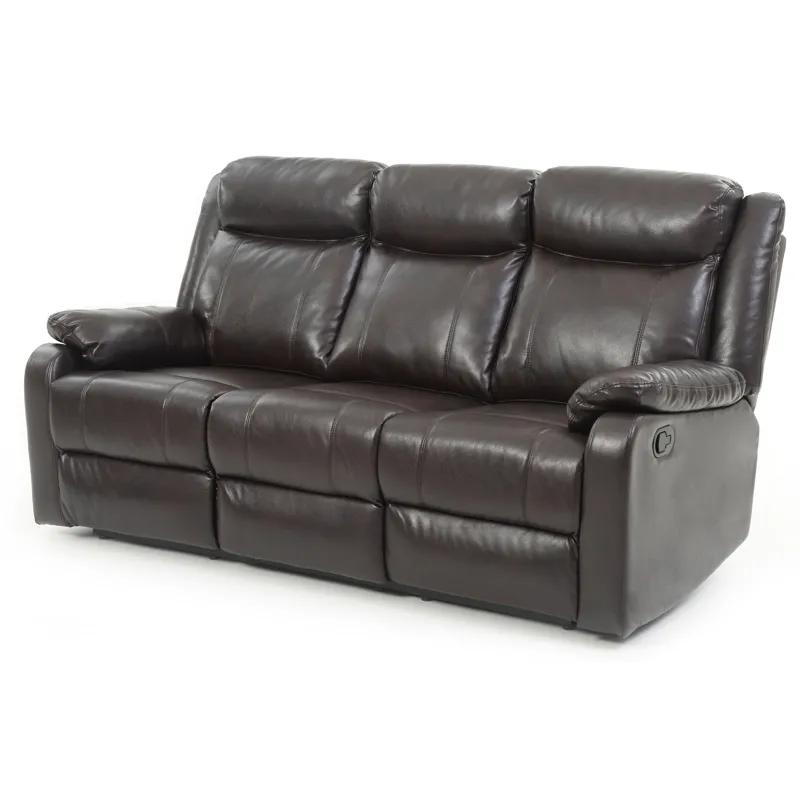 Ward - G760A-RS Double Reclining Sofa - Dark Brown