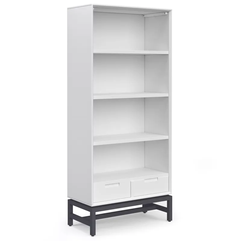 Banting - Mid Century Bookcase - White