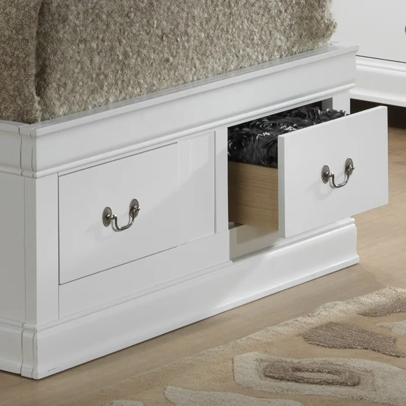 Louis Phillipe - G3190B-TSB Twin Storage Bed - White