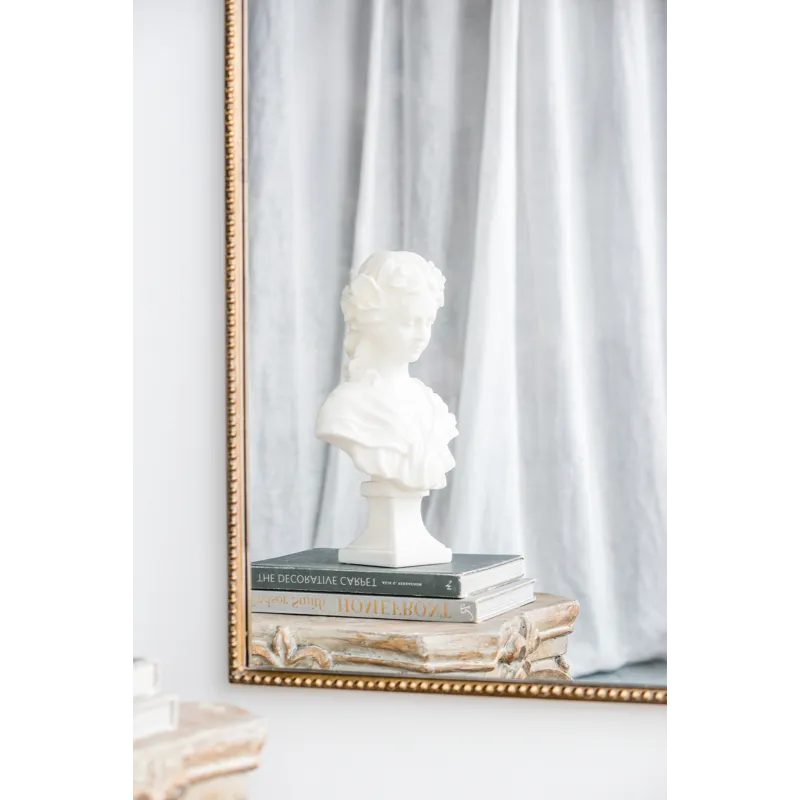 Arch Mirror, Baroque Inspired Wall Decor For Bathroom, Bedroom, Living Room - Gold