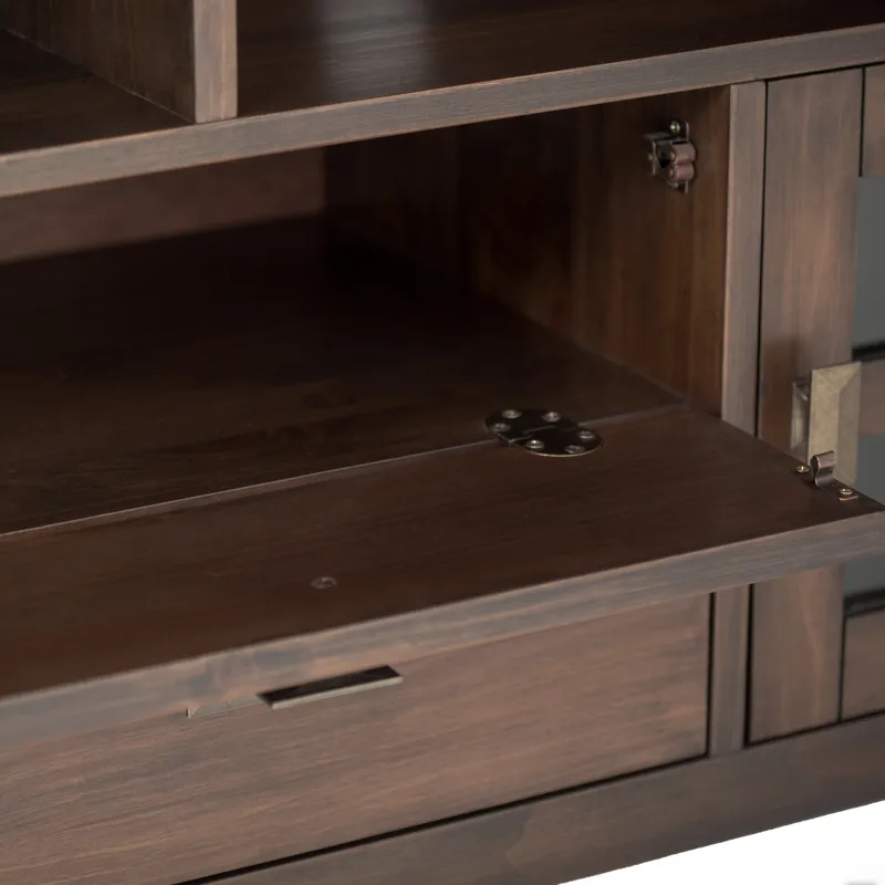 Artisan - 72\" TV Media Stand - Natural Aged Brown