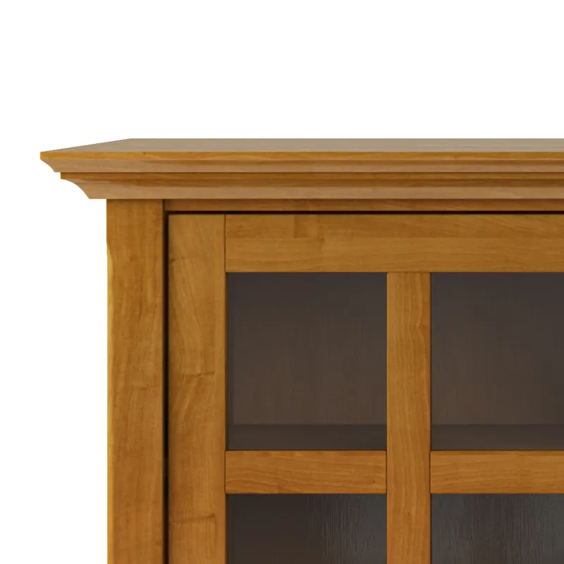 Acadian - 60" TV Media Stand - Light Golden Brown