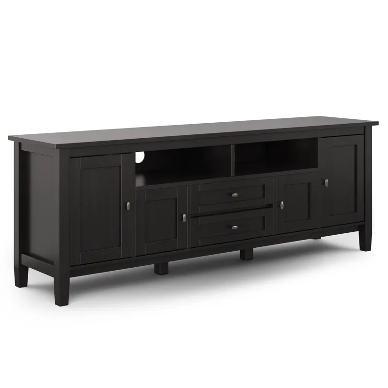 Warm Shaker - 72\" TV Media Stand - Hickory Brown