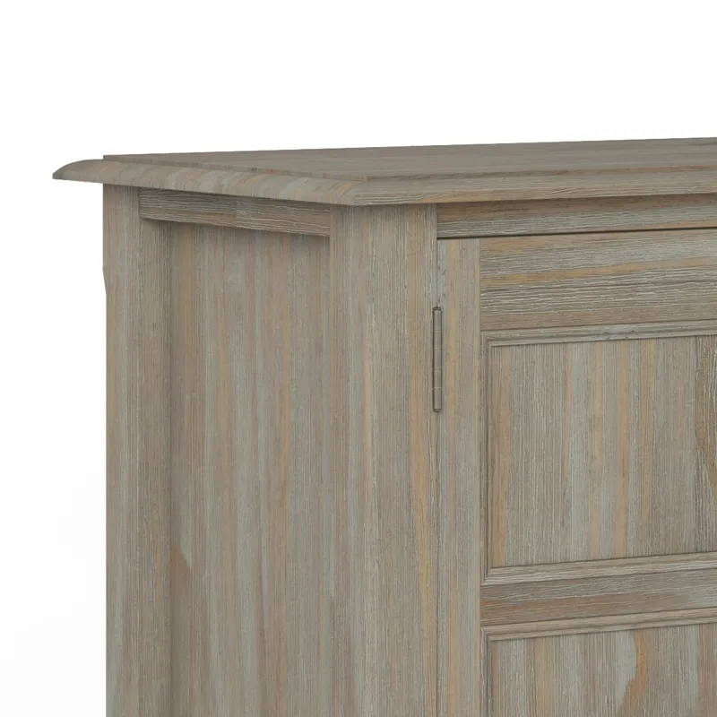 Burlington - Low Storage Cabinet - Distressed Grey