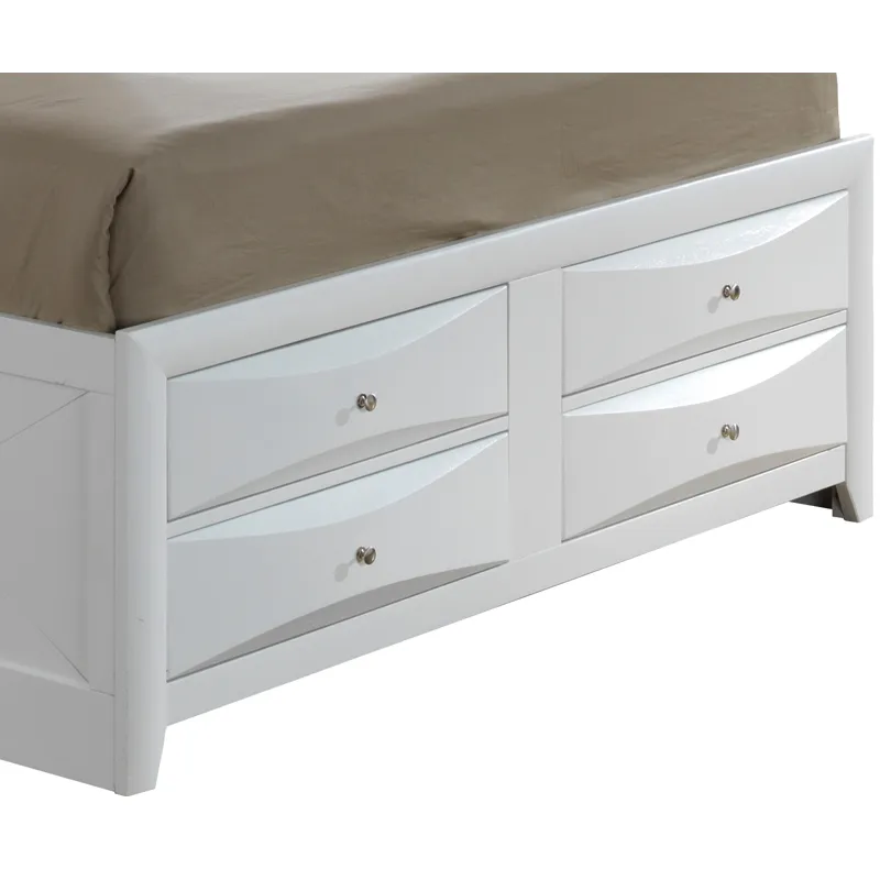 Marilla - G1570G-KSB3 King Storage Bed - White