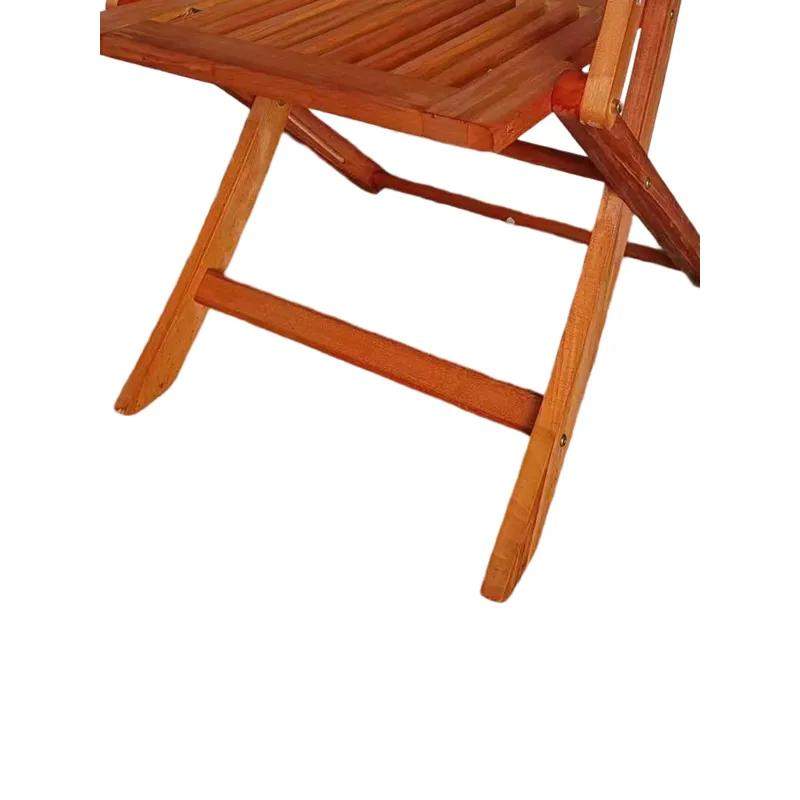 Foldable Patio Dining Set, Folding Chairs, Indoor And Outdoor Universal (Set of 4) - Teak