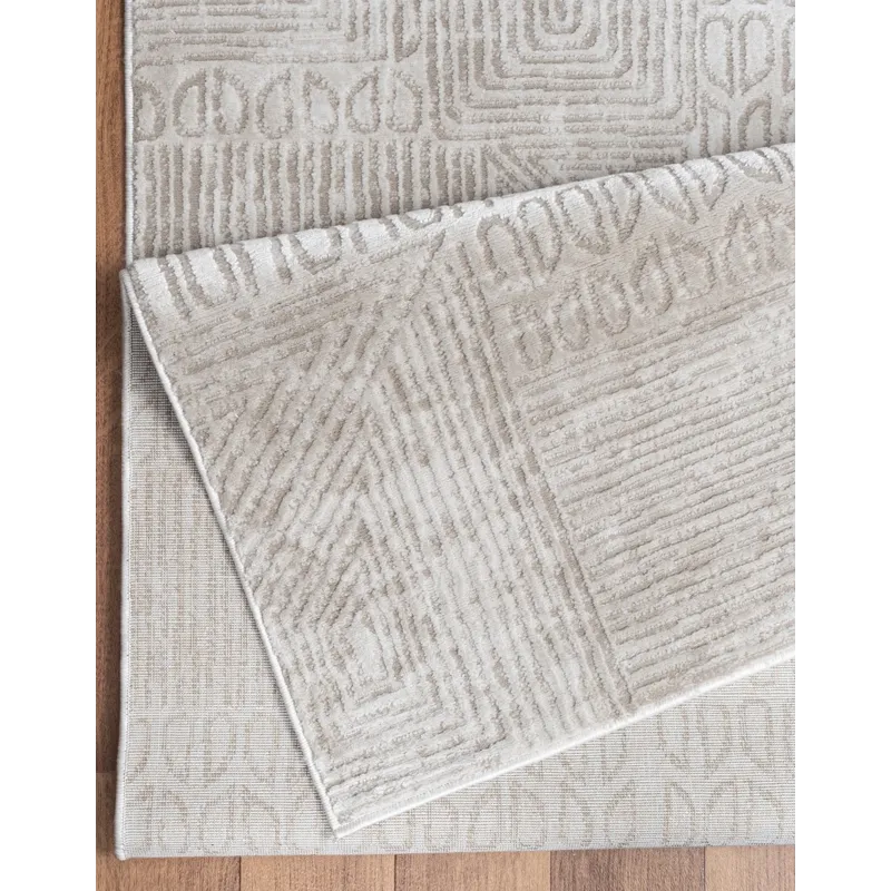 Elegance - GC_CNC6008 Ivory 2\' x 3\' Area Rug