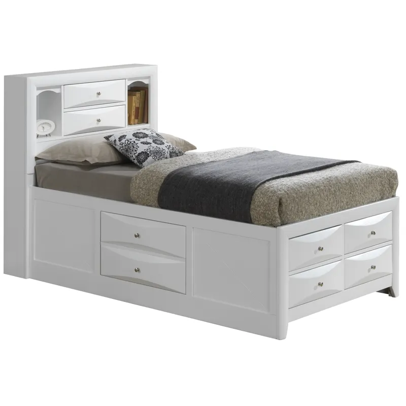 Marilla - G1570G-TSB3 Twin Storage Bed - White