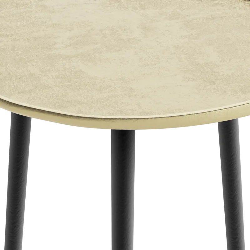 Tanner - Metal Side Table - Gold