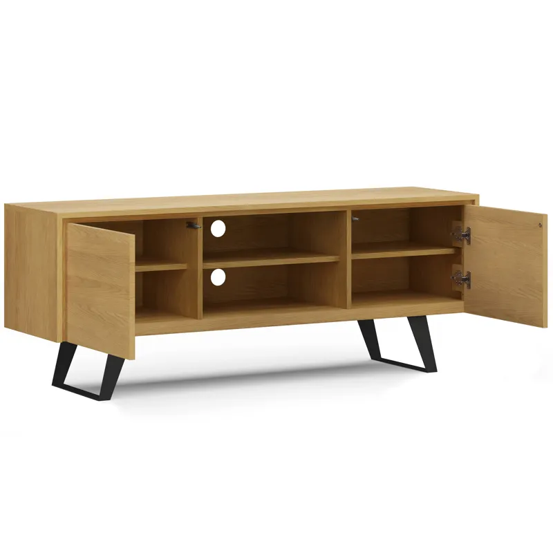 Lowry - TV Media Stand - Oak