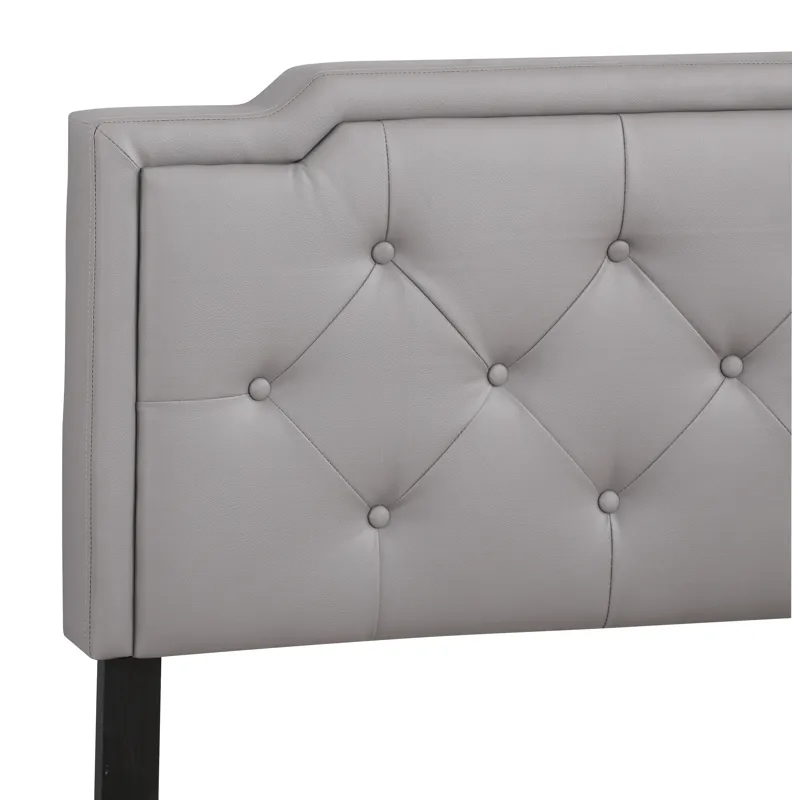 Deb - G1112-Tb-Up Twin Bed - Light Gray