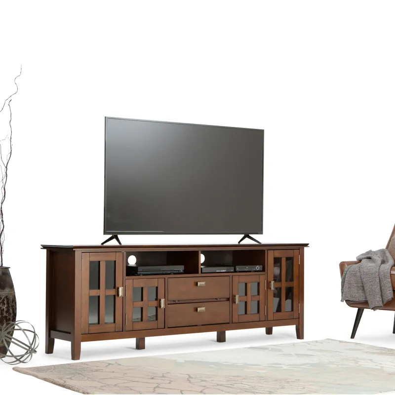 Artisan - 72\" TV Media Stand - Russet Brown