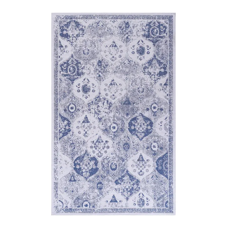 5\' x 8\' Washable Rug, Low-Pile, Non-Slip, Non-Shedding, Foldable, Kid & Pet Friendly Area Rugs For