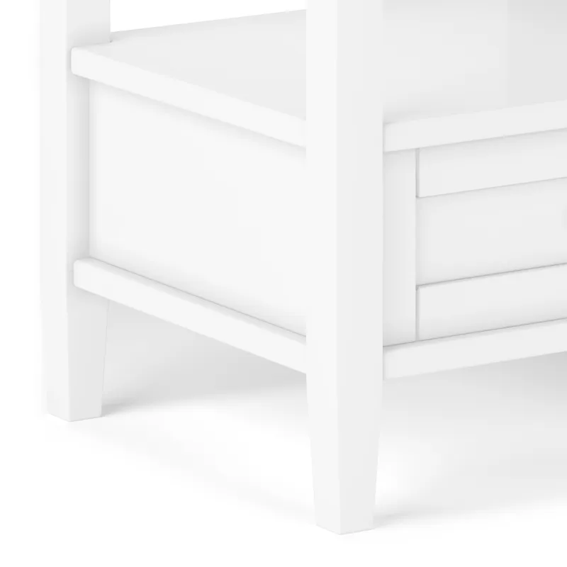 Warm Shaker - End Table - White