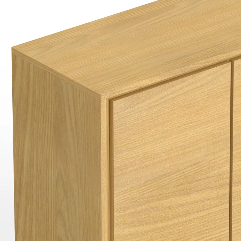 Lowry - Medium Storage Cabinet - Oak Veneer