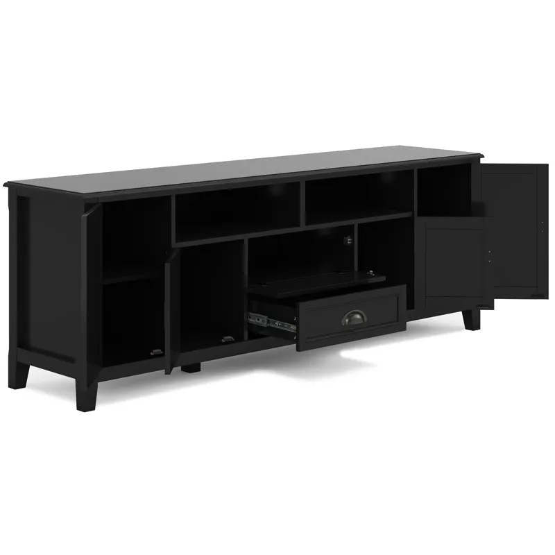 Burlington - 72\" TV Media Stand - Black