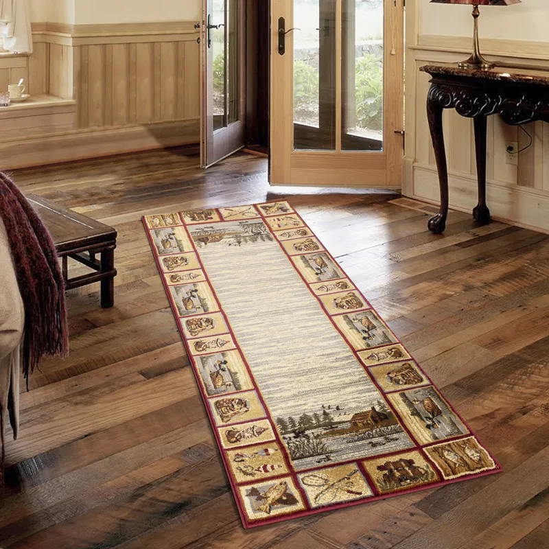 Nature\'s Nest - GC_CBL3003 Multi 2\' x 3\' Lodge Area Rug
